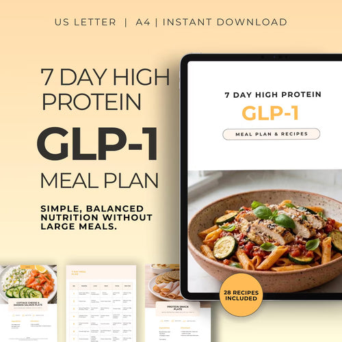 High Protein GLP-1 Meal Plan for Weight Loss