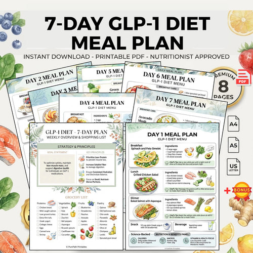 7-Day GLP-1 Diet Meal Plan