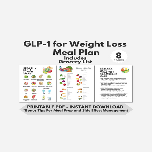 GLP-1 Meal Plan Printable: Weight Loss & Diabetes