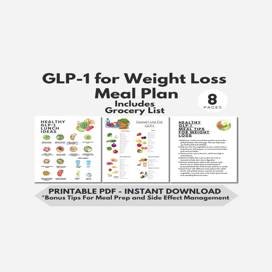 GLP-1 Meal Plan Printable: Weight Loss & Diabetes